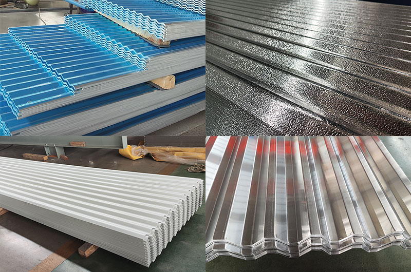 Corrugated sheets types