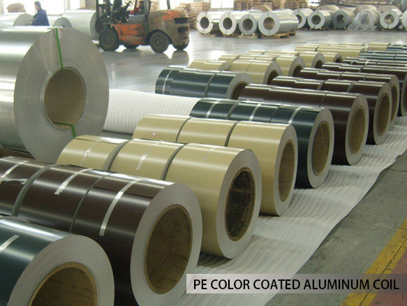 PE COLOR COATED ALUMINUM COIL