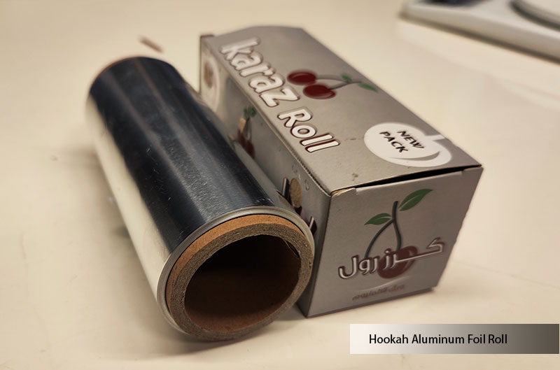 hookah aluminum foil in roll