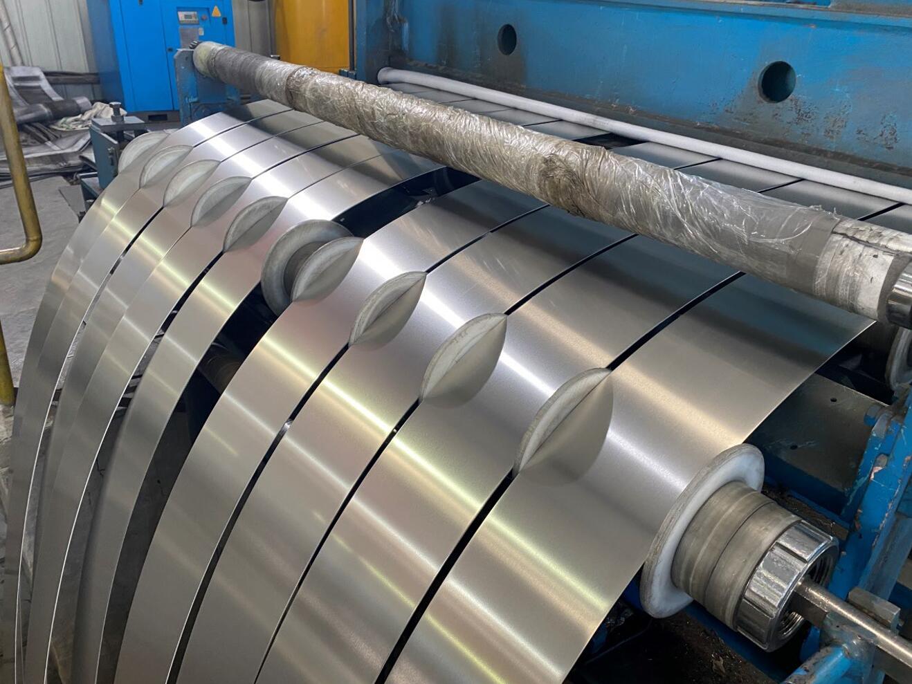 transformer aluminum strip on slitting machine